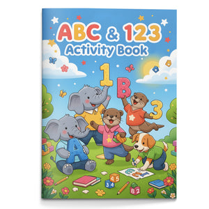 September Activity Workbook for Kids, Early Learning Practice Book with Count and Write, Alphabet Tracing, Number Recognition, Shape Identification, and Fun Preschool Skills
