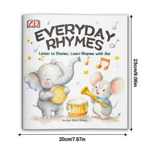 Nursery rhyme picture book for songs rhythm and early listening skills
