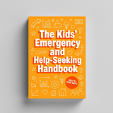 The Kids Emergency and Help-Seeking Handbook product image 6 showing printed book details for screen-free reading and learning