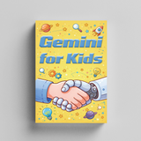 Gemini for Kids AI Learning Guide product image 6 showing printed book details for screen-free reading and learning