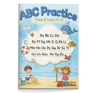 ABC Practice trace and learn A-Z cover