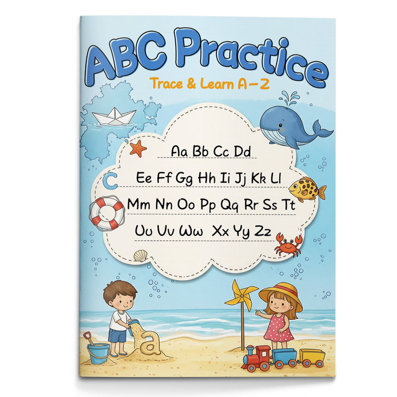 ABC Practice trace and learn A-Z cover