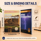 Math and Physics Science Discovery 2-Book Set physical printed book set image 2, bundle ISBN 9798904665104