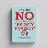 Paperback mockup of money mindset and financial self-control book