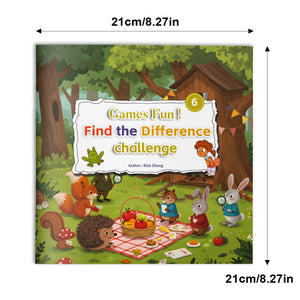 Kids Spot the Difference Activity Book Bundle, Find the Difference Puzzle Collection for Focus, Observation Skills, Visual Thinking, and Everyday Learning Fun