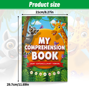 Reading Comprehension Workbook for Kids, Read and Answer Simple Questions, Early Sentence Understanding, Picture Choice Practice, Kindergarten Literacy and Language Learning Book