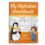 My Alphabet Workbook coloring activity pages cover