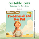 Paired Mounting-Bilingual Tales: The Milkmaid and Her Pail – English & Spanish Storybook