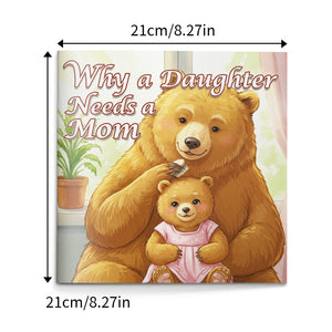 Mother and daughter picture book for love, care, guidance, and emotional bonding