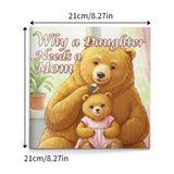 Mother and daughter picture book for love, care, guidance, and emotional bonding