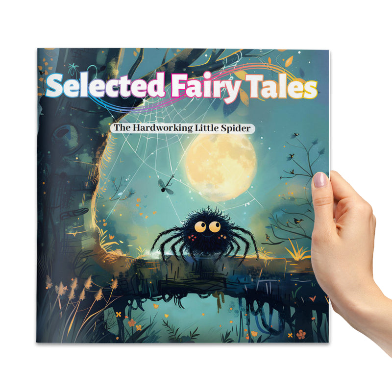 Selected Fairy Tales The Hardworking Little Spider Picture Book cover