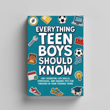 Paperback mockup of teen boys confidence and responsibility guide