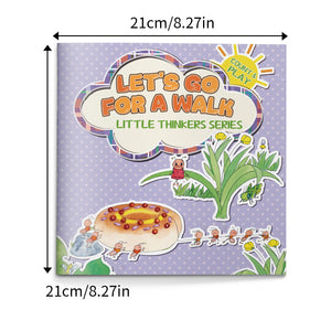 Nature walk and counting picture book for kids