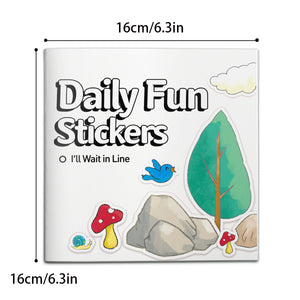 Patience and social skills sticker activity picture book for kids