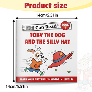 Children's Level A learn-to-read books with animal characters and simple sentences
