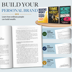 AI Personal Brand and Digital Productivity 3-Book Set physical printed book set image 2, bundle ISBN 9798904664244