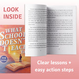 Kids real-world learning book for independence, family reading, and life skills