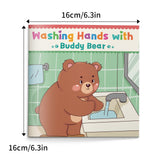 Printed preschool cleanliness storybook with Buddy Bear