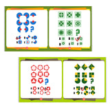 Printed logic game pages for observation skills