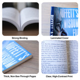 Buffett's Wisdom for My Daughter Personal Development Book product image 5 showing printed book details for screen-free reading and learning