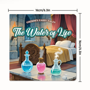 Front cover view of The Water of Life Grimm storybook