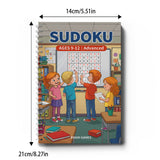 Sudoku Puzzle Books: Progressive Brain Game Set product image 7 showing printed book details for screen-free reading and learning