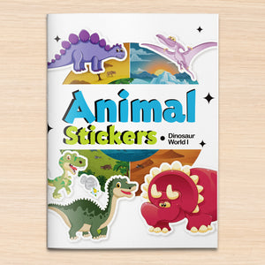 Animal Stickers Dinosaur World cover