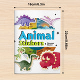 Dinosaur sticker activity book for kids with prehistoric creatures