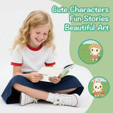 Bunny Sees Colors Early Learning Book product image 7 showing printed book details for screen-free reading and learning