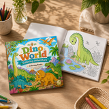 Cute Dinosaur Coloring Book, Volume 21 physical printed book product image 3, ISBN 9798904669911