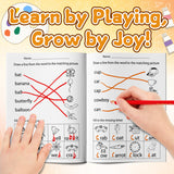 Printed literacy workbook for vocabulary practice and spelling awareness