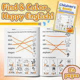 Ages 4-7 word matching workbook for early reading
