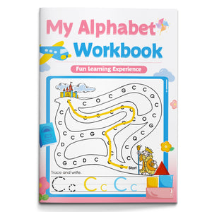My Alphabet Workbook, Fun Learning Experience for Kids with Letter Tracing, Alphabet Maze Practice, Handwriting Skills, and Early Literacy Learning