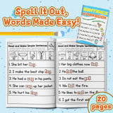 Ages 5-8 writing workbook for literacy development