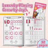 Ages 3-6 number workbook for preschool learning