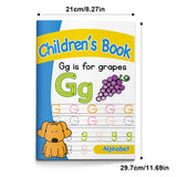 Letter tracing and handwriting practice workbook for kids