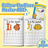 Ages 3-6 alphabet workbook for early literacy