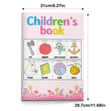 Letter recognition and picture word matching workbook for kids