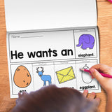 Alphabet and Vocabulary Early Learning Workbook product image 6 showing printed book details for screen-free reading and learning