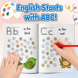 Printed preschool alphabet workbook for letter identification