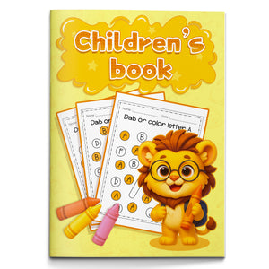Alphabet Dab and Color Workbook cover