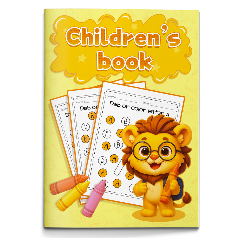 Alphabet Dab and Color Workbook cover