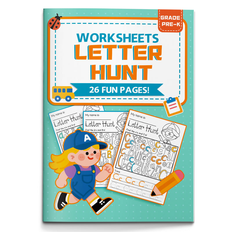 Letter Hunt Workbook cover