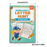 Early alphabet activity book with find-the-letter practice