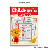 Early phonics practice book with word family reading and sound blending