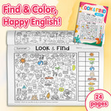 Ages 3-6 look and find workbook for everyday vocabulary