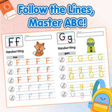 Children's handwriting practice book