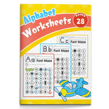 Alphabet Worksheets Letter Recognition and Mazes cover