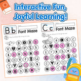 Children's alphabet practice workbook