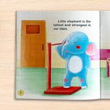 Printed preschool social learning book with creative sticker play